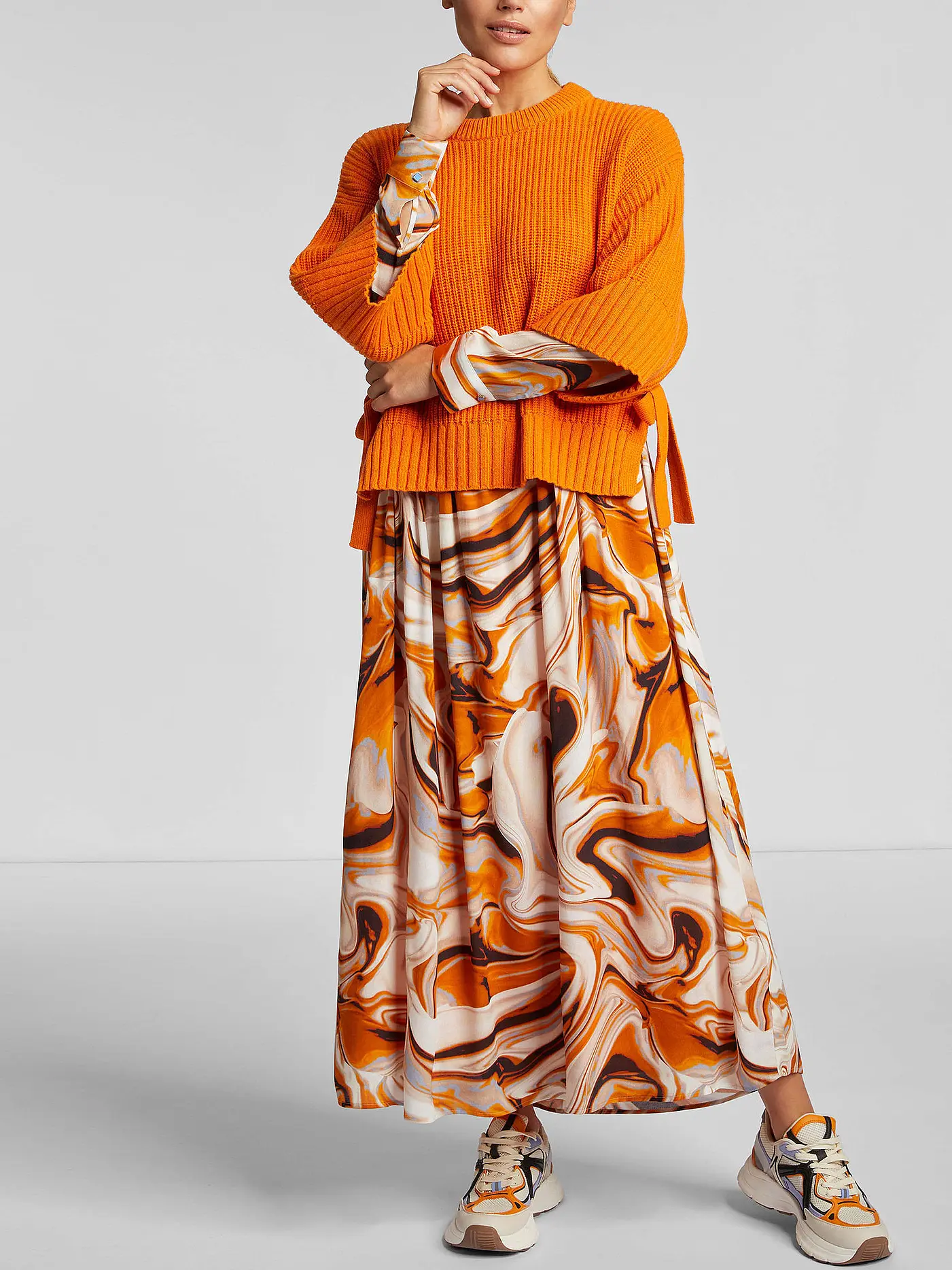 RICH & ROYAL | Pullover | orange